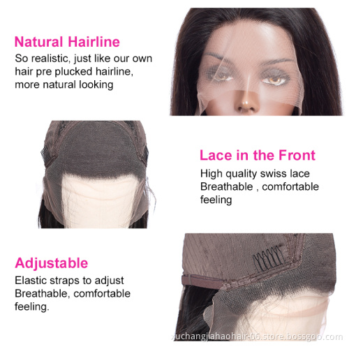 2021 New Arrival Hot Selling 13*4 Lace Frontal Virgin Cuticle Aligned Pre-Plucked Human Hair Wig